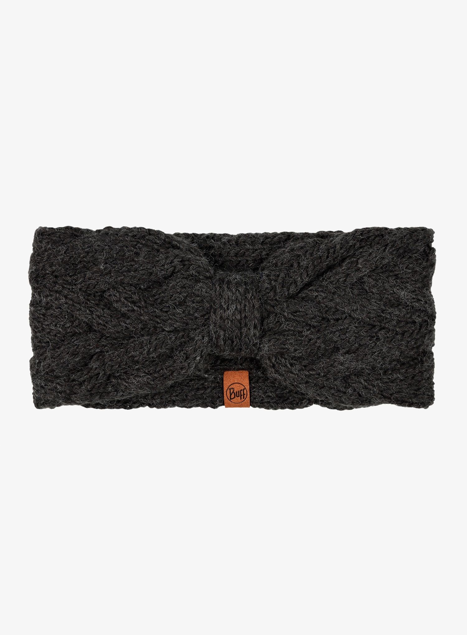 Dámská čelenka Buff Knitted&Fleece Headband Caryn grafitová