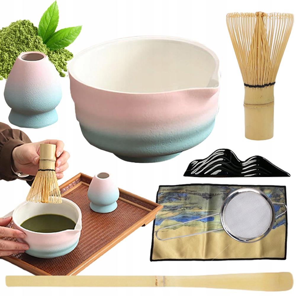 Levně Sada Na Matchu 8 Dílná S Hubičkou, Barva Elegantní Dárek