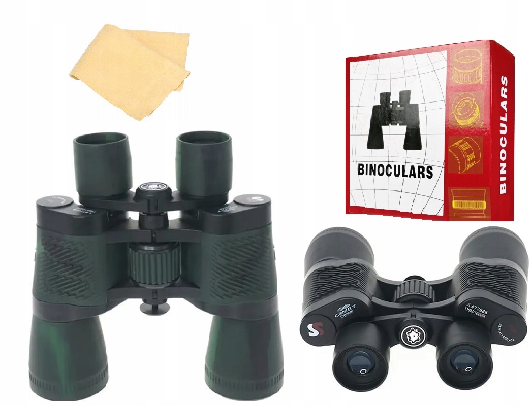 LORNETKA WOJSKOWA MYŚLIWSKA 50X50 ZOOM POKROWIEC COMET EAN (GTIN) 9415410893615