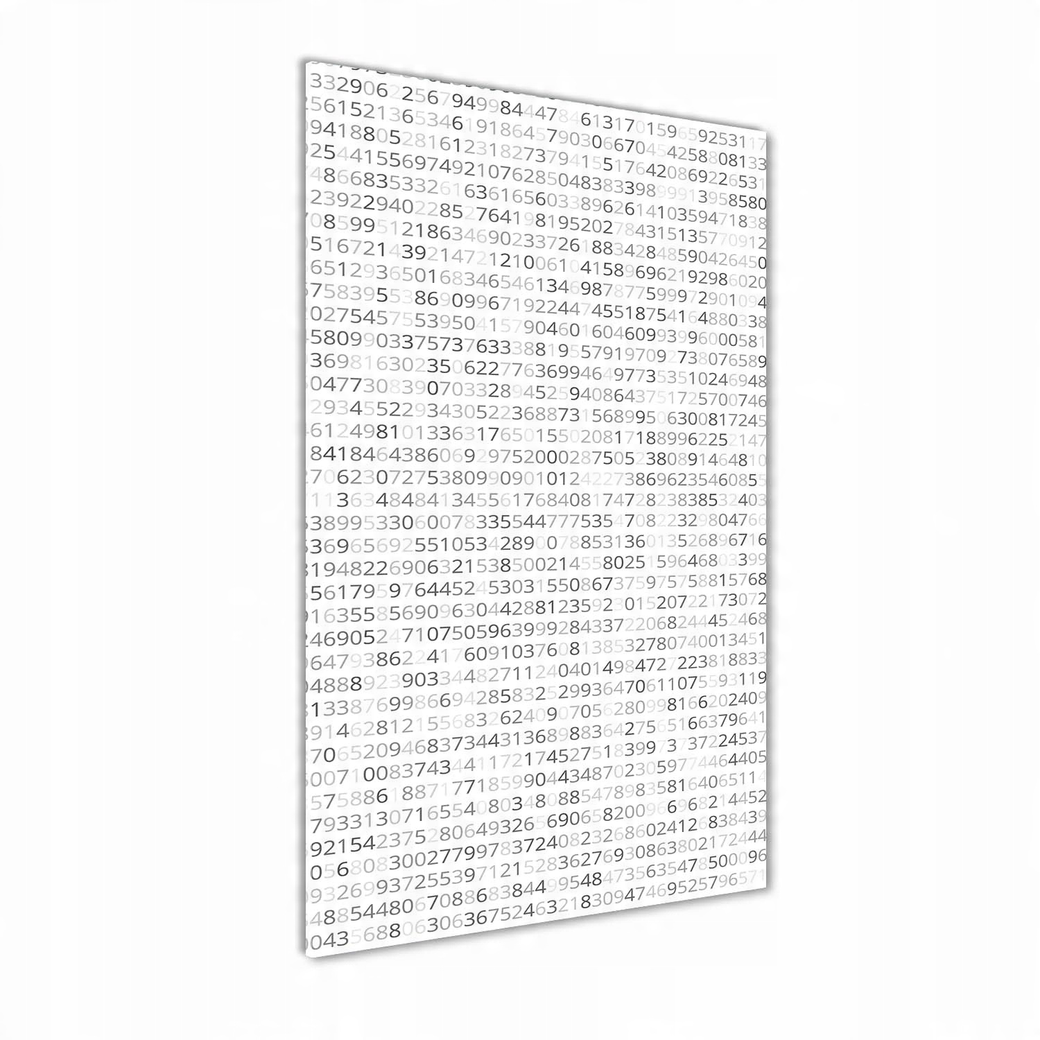 

Nowoczesny fotoobraz akrylowy Kod binarny 50x100cm