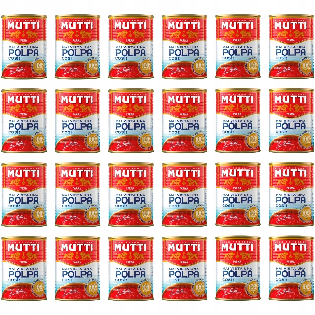 Levně Mutti Italská rajčatová polpa rajčata bez kůže, jemně krájená, 400 g