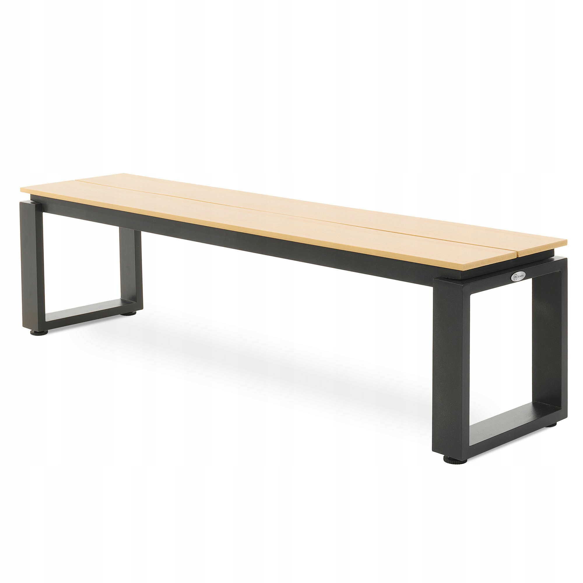 Ławka ogrodowa Pisa 160cm solidna ławeczka aluminiowa do stołu polywood