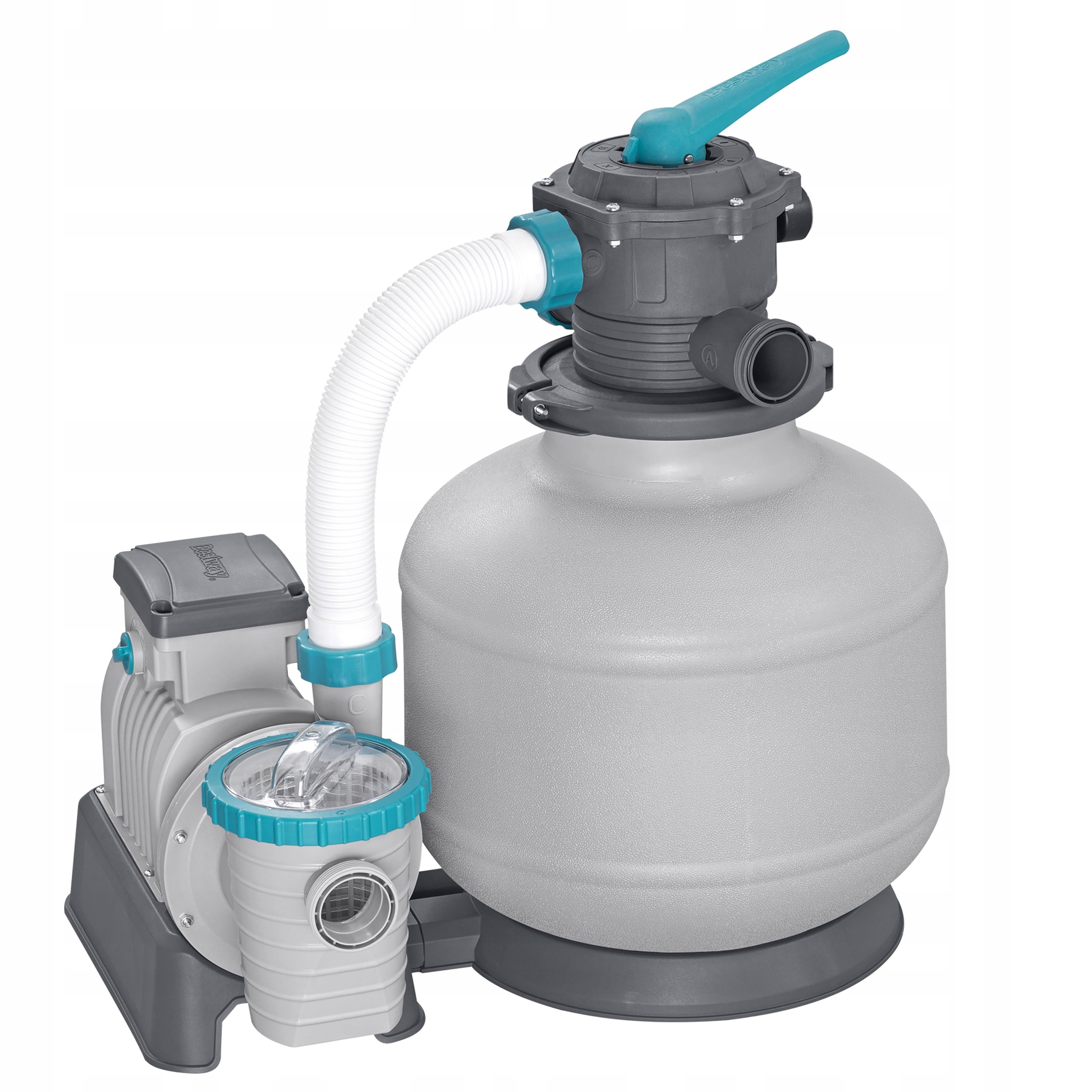 Bestway 58486 Filtračná piesková pumpa pre bazény 11355 L/h, spojky, hadice