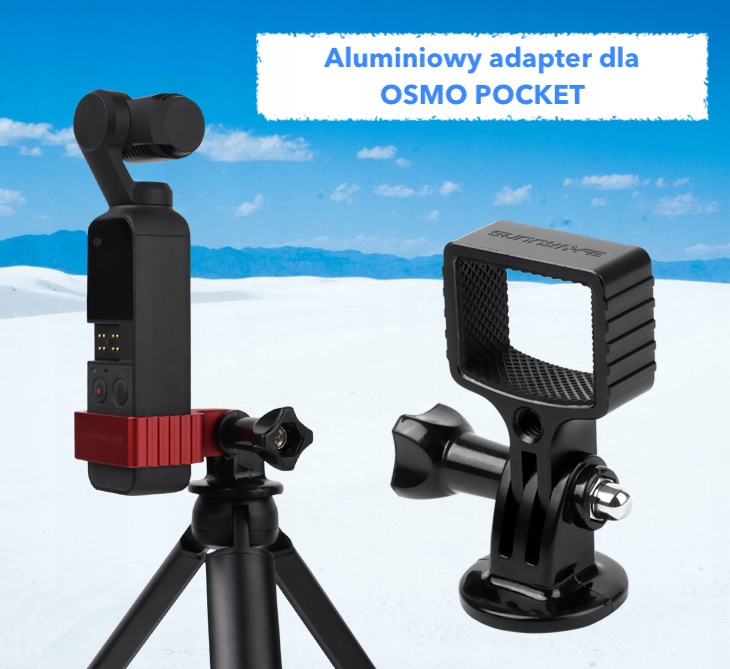 Adapter SUNNYLIFE Mocowanie Aluminiowe dla DJI OSMO POCKET 2 (OP-Q9192-D2) Model OP-Q9192-D2