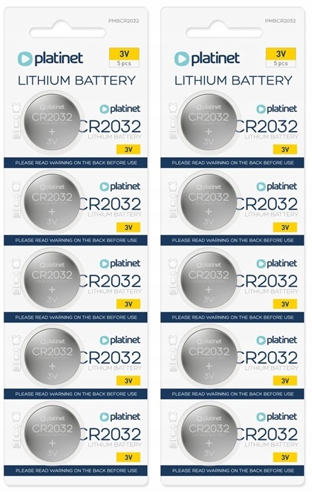 2× Bateria litowa CR2032 Platinet - 5szt.
