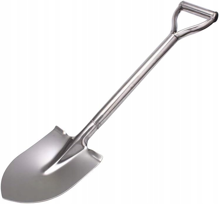 Lopata Rýč Z Nerezové Oceli 80 CM Zahradní Držák Luban