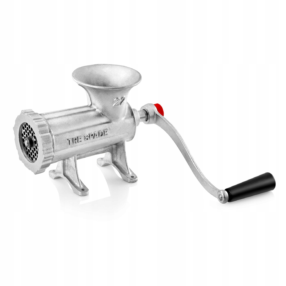 Litinový ruční mlýnek na maso TC-22, robustní a těžký, TreSpade