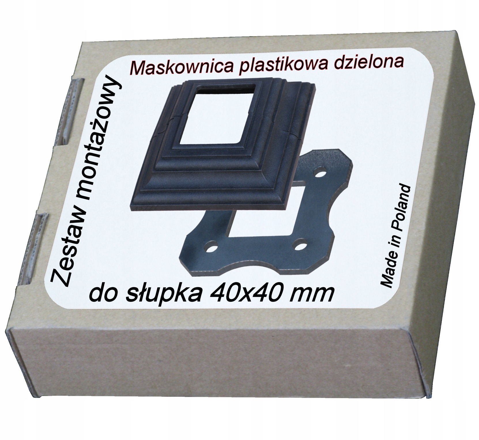 

Zestaw do słupka 40x40, Maskownica dzielona