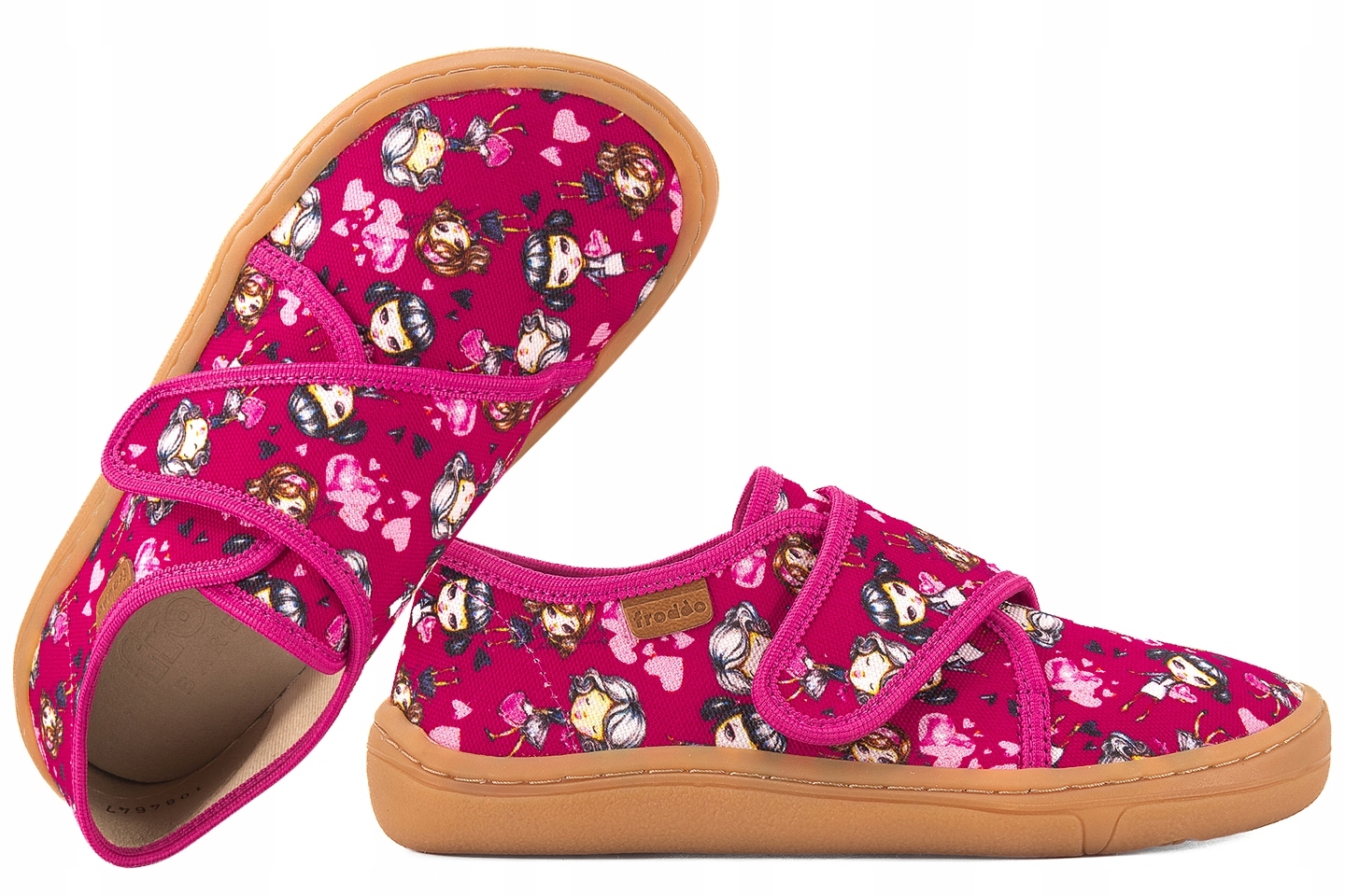 Froddo G1700408-13 Barefoot Półbuty Tekstylne Kapcie Trampki 32 Fuksja