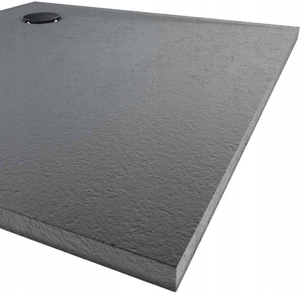 Brodzik prysznicowy kompozytowy antracytowy 80x120