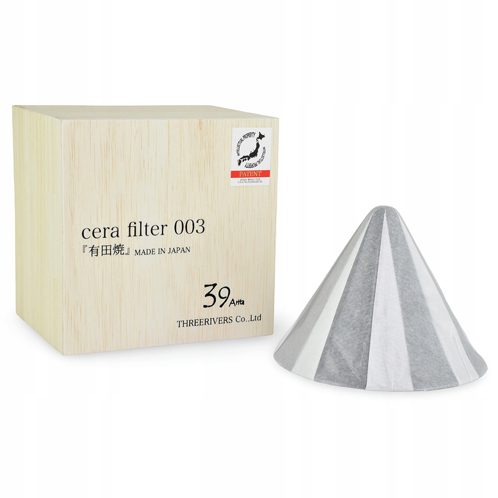 Japonský keramický dripper 39 Arita Cera Filter 14 cm