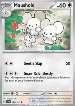 Karty Pokemon (pal 168) Maushold