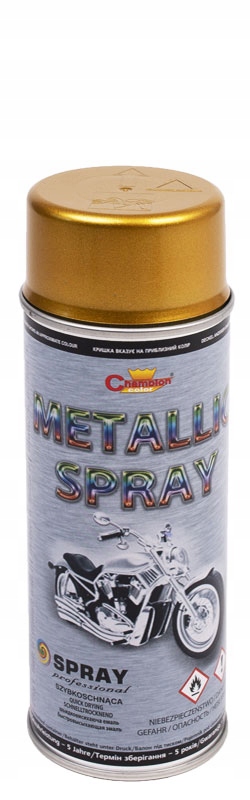 Lakier akrylowy Champion metalic Złoty 400ml