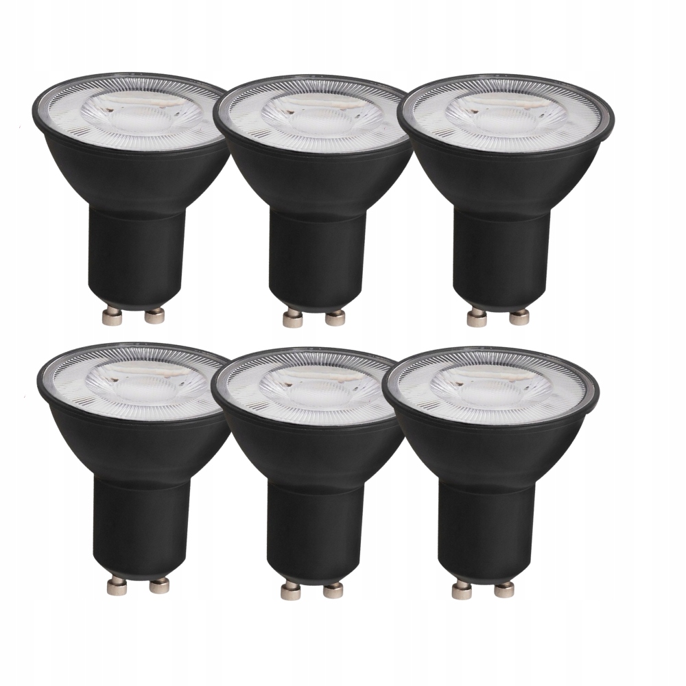 

6x Żarówka Czarna Led GU10 4,5W Osram 4000K neutra
