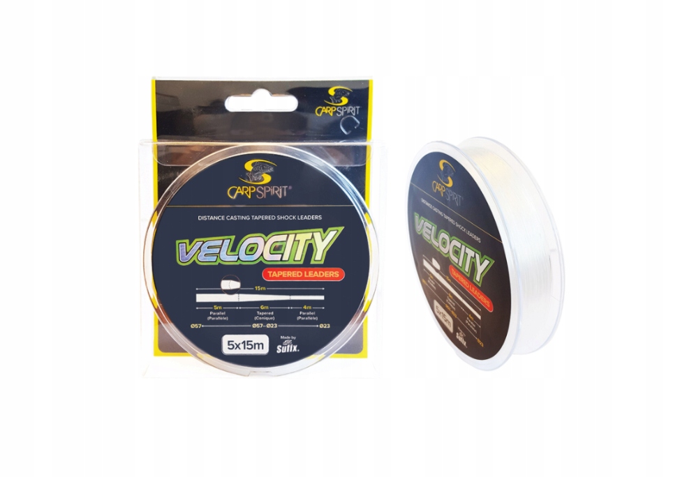 Carp Spirit Strzałówka Koniczna Tapered Leader 5x15m