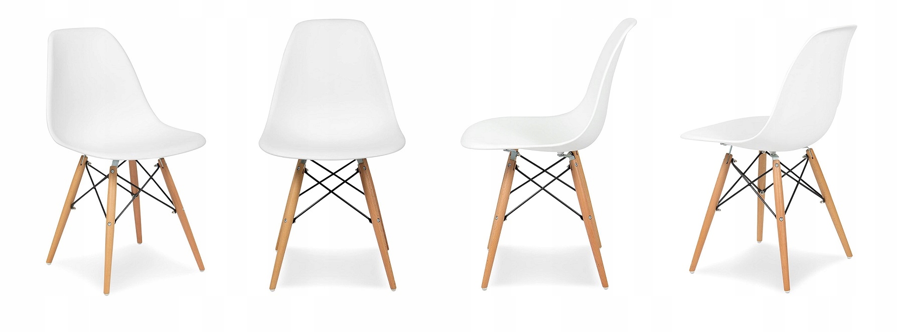 Krzesło DSW Plastikowe Salon Jadalnia Biuro SZAREj Kod producenta DC409