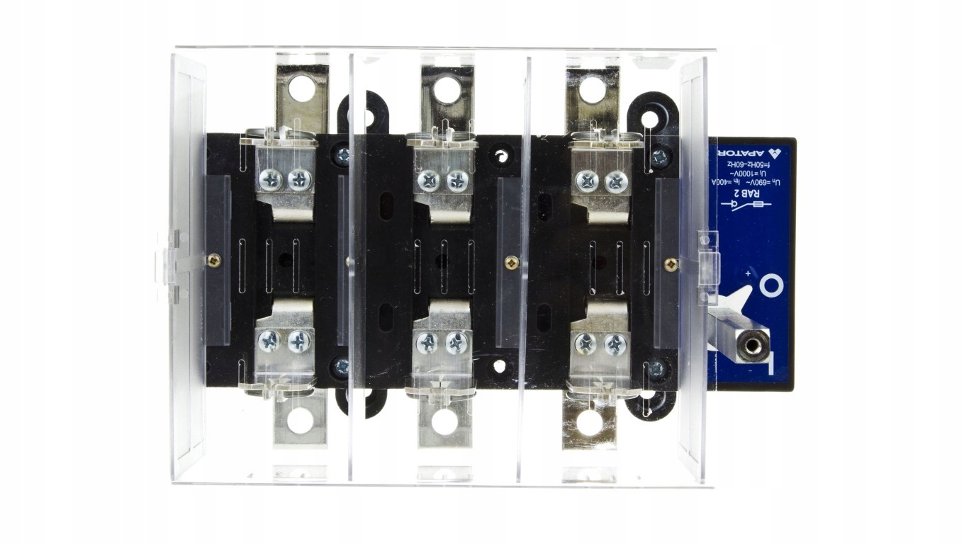 Rozłącznik bezpiecznikowy 3P 400A NH2 z pokrętłem Rab 2 P3/R 63-811529-061