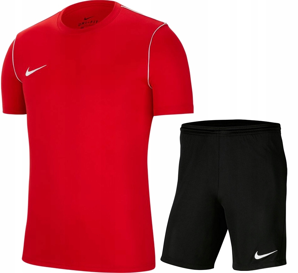 NIKE komplet piłkarski koszulka spodenki 122-128cm