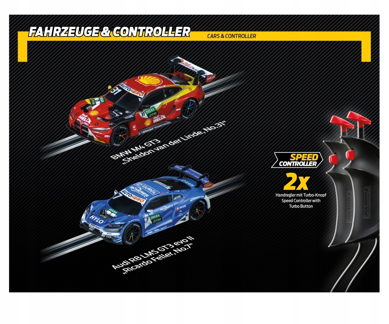 Carrera go circuit de course automobile carbon drifter 1:43 20062385 - La  Poste