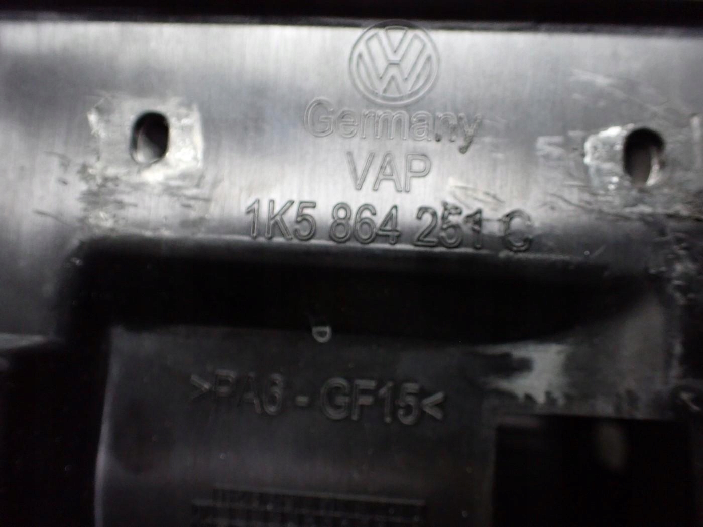 тунель подлокотник европа оригинал 1K5864251C 1K0863243A vw SCIROCCO 08R