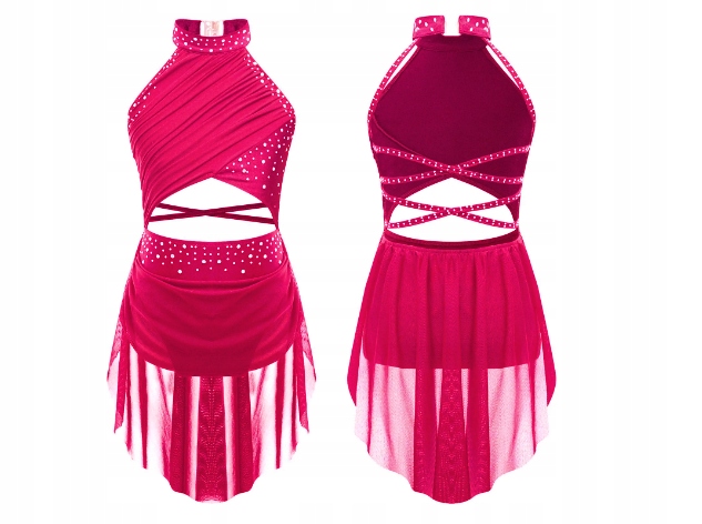 Strój Do Latino Sukienka Body Sukienka Tutu Do Tańca 146 Nr 2003