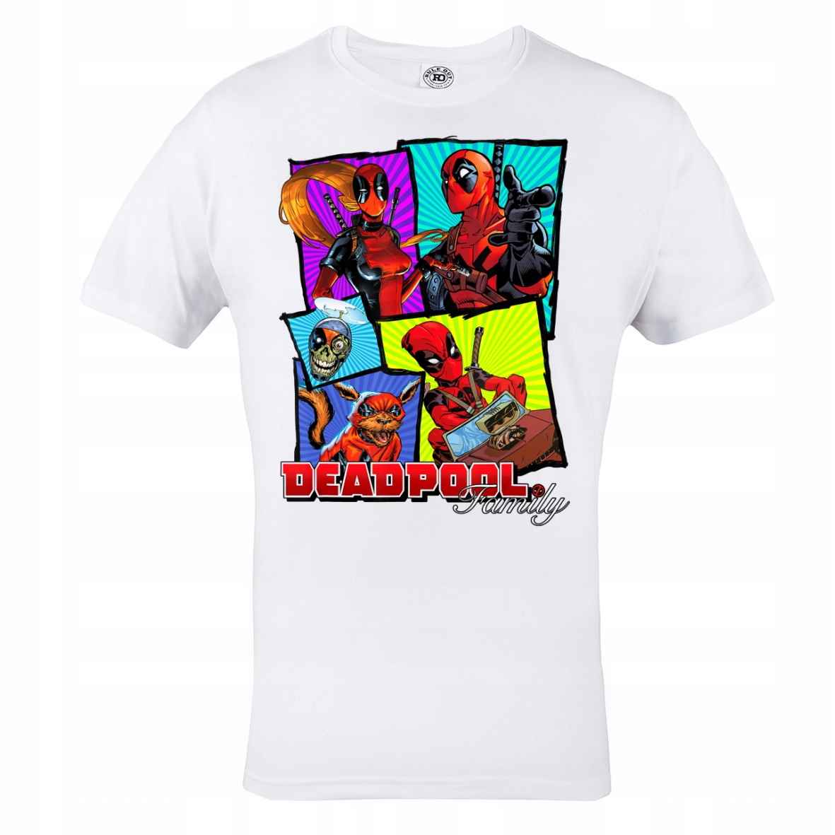 

Męska Koszulka Dla Fana Deadpool Family Marvel