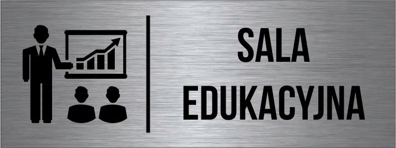 

Tabliczka Sala edukacyjna Aluminium Piktogram