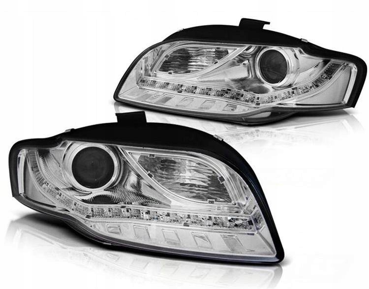 Lampy reflektory Audi A4 B7 04-08 chrome led za 1619.99PLN z Mikołów ...