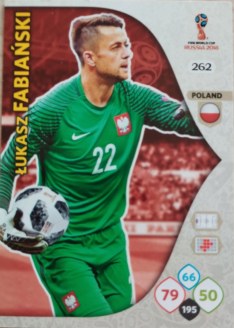 World Cup Russia 2018 Team Mate 262 Fabiański