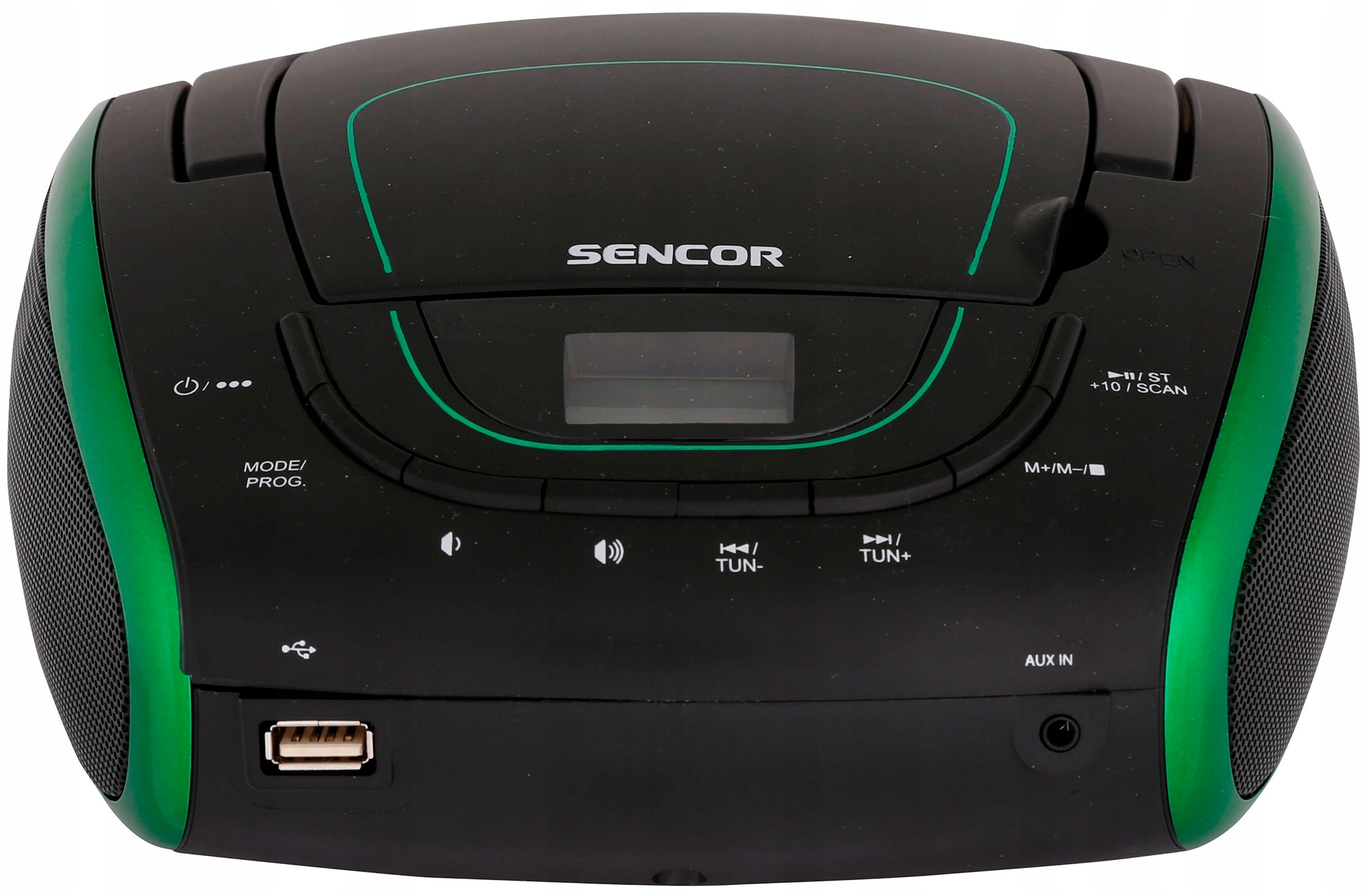 Przenośne radio FM Sencor SPT1600BGN CD MP3 USB Kolor czarny