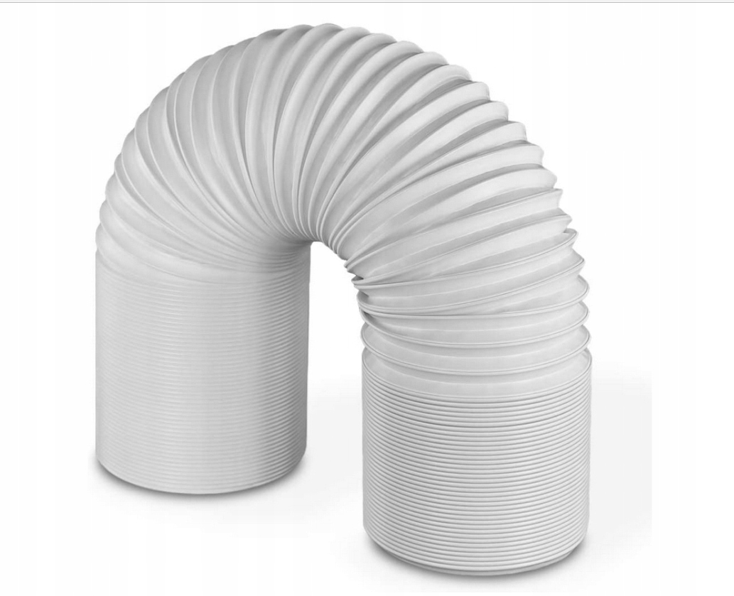 Trubka Pro Přenosnou Klimatizaci Bílá Elastická 13 cm 3 m