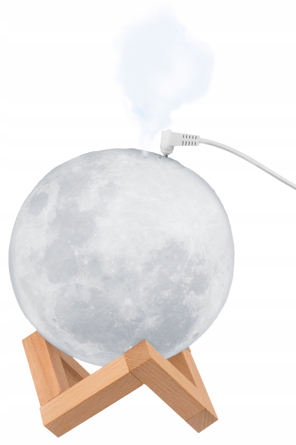 Nawilżacz Powietrza Dyfuzor Zapachowy Lampka LED Kolor dominujący biały