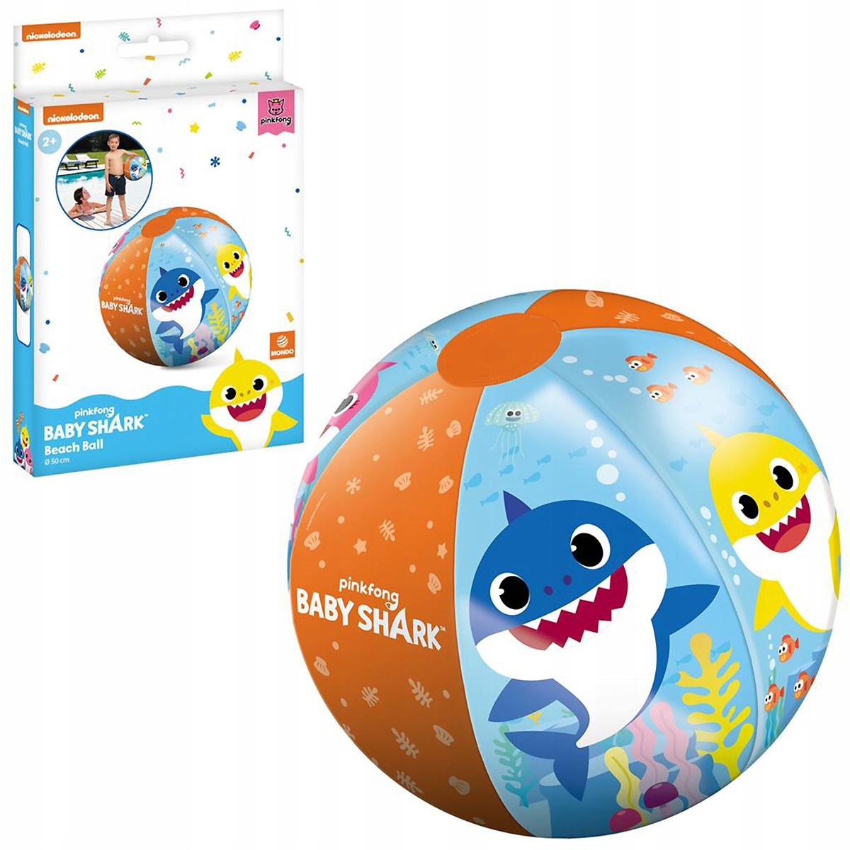 

168903 Mondo Piłka Plażowa Baby Shark