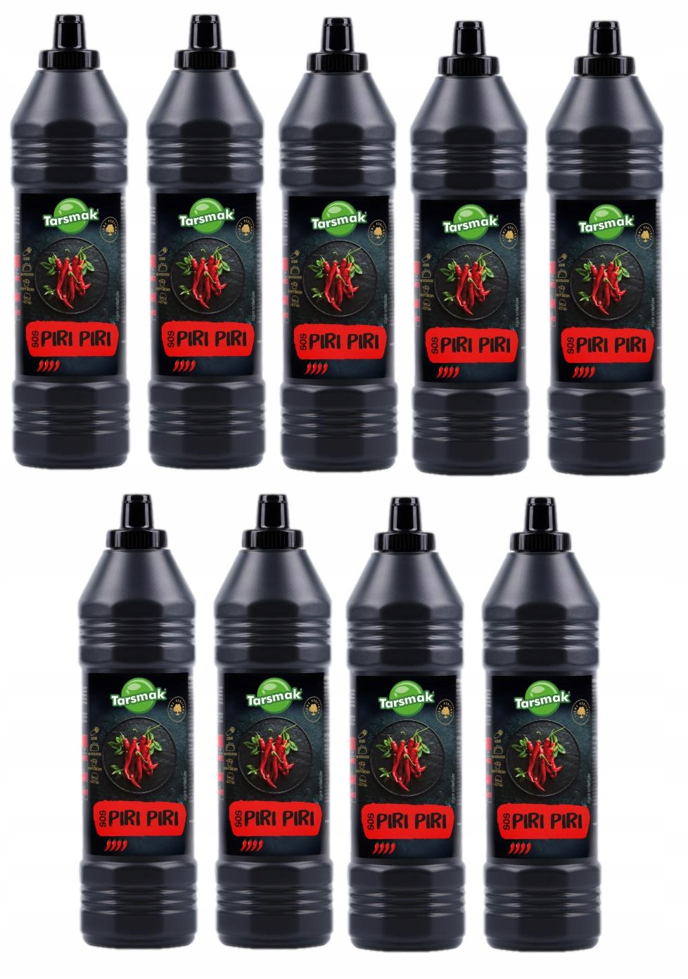 Levně Tarsmak 9 X Omáčka Ostrý Piri Piri 1000g Karton