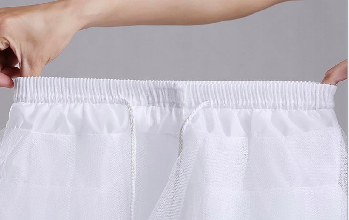 HALKA TIULOWA POD SUKIENKĘ USZTYWNIAJĄCA PUSH 122 Kolor biały