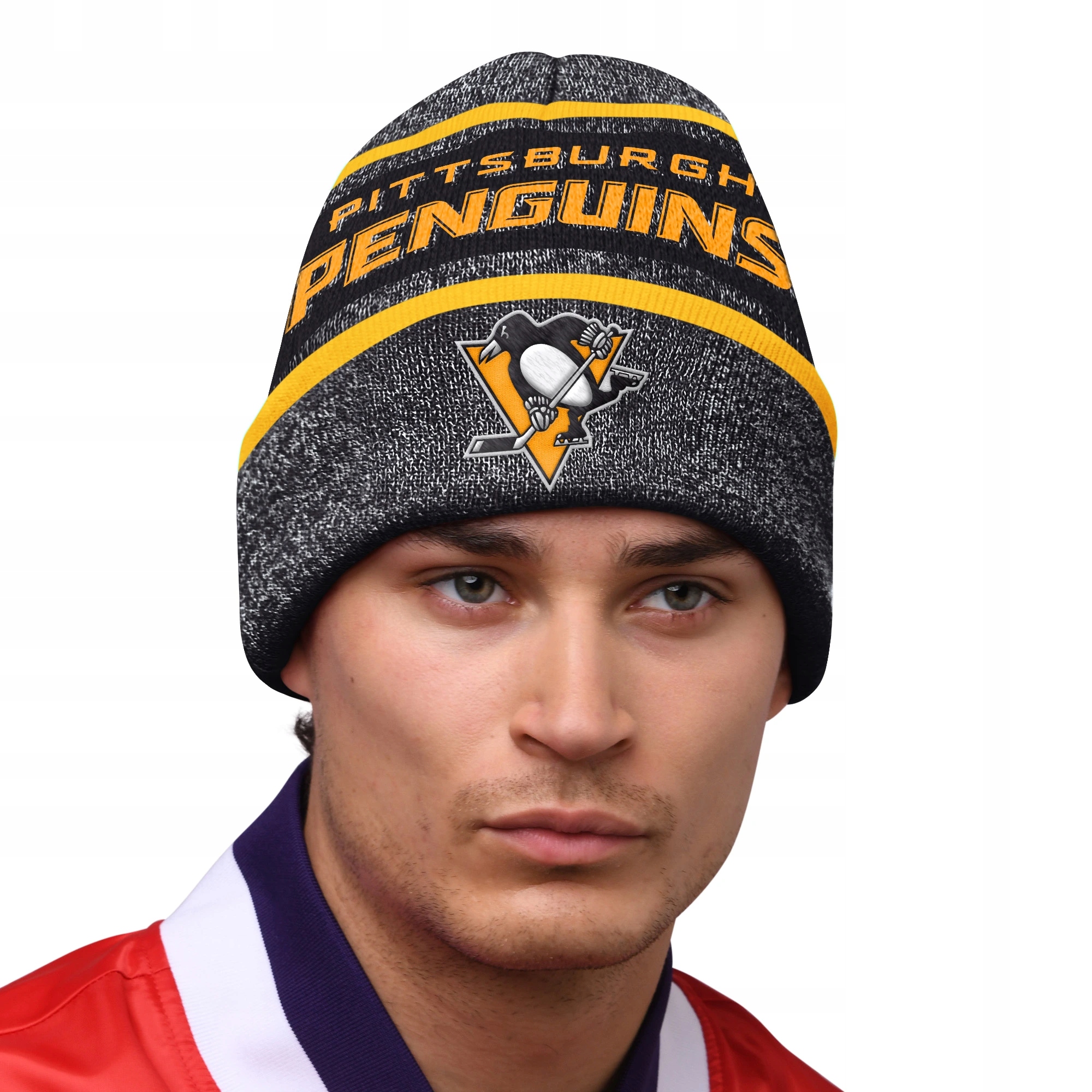 Pánská zimní čepice Pittsburgh Penguins Nhl Sideline Beanie