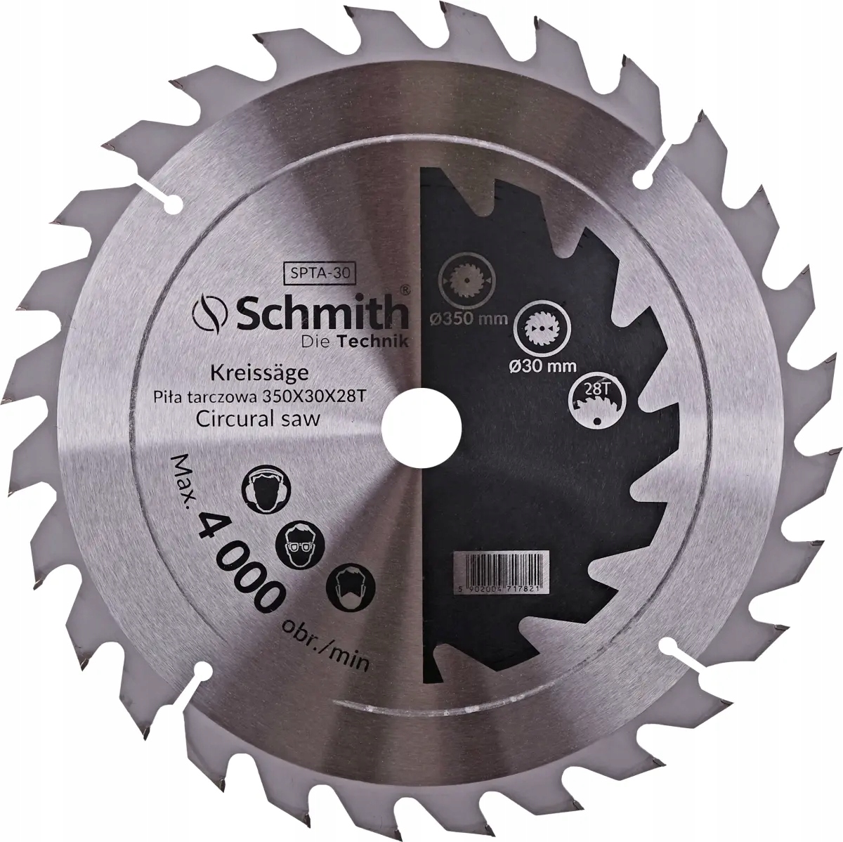 Vidlicový pilový kotouč 350 mm 28T Schmith