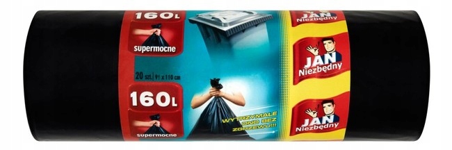 

Jan Niezbędny worki na śmieci czarne 60L 20 szt.