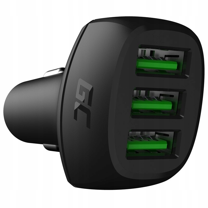 Green Cell Ładowarka Samochodowa PowerRide 54W 3xUSB 18W Ultra Charge
