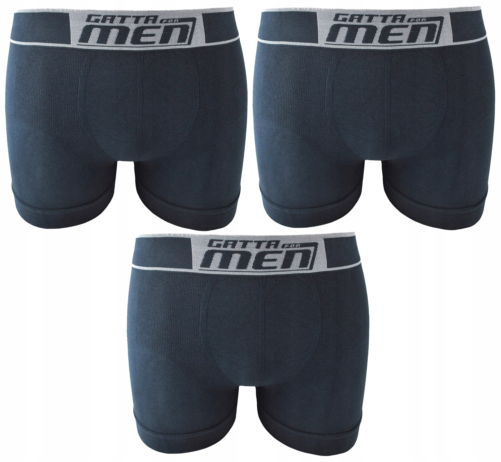 

3 X Gatta Boxer Bawełna Bokserki Meskie Titanium M