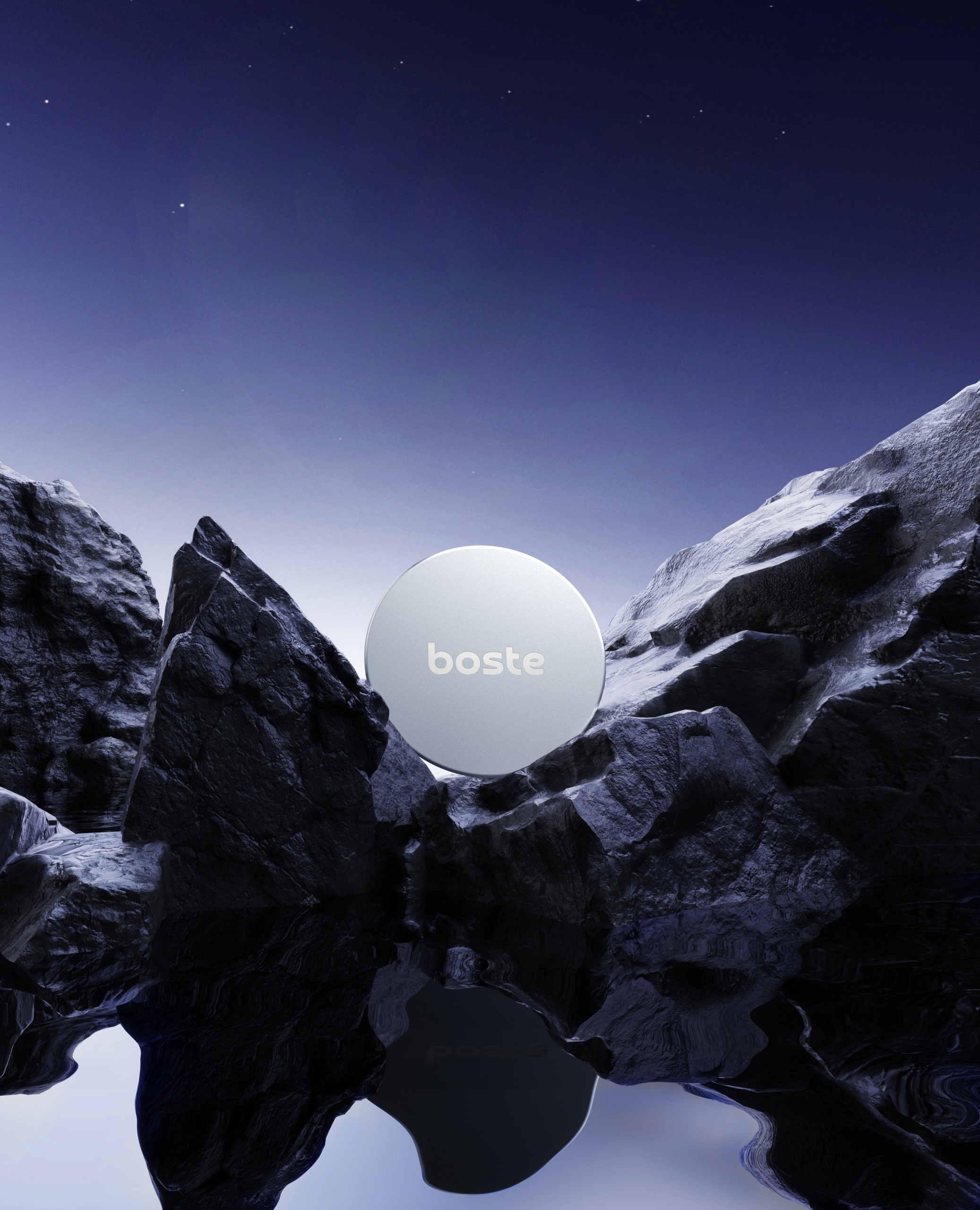 BOSTE BLASZKA MAGNESY NA TELEFON ADAPTERY DO UCHWYTU MAGNETYCZNEGO 2SZT Rodzaj magnetyczny