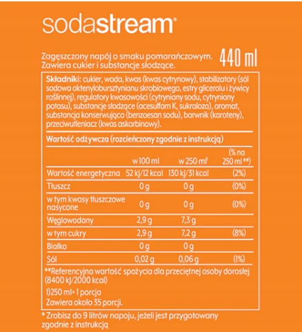SODASTREAM Zestaw koncentratów PEPSI + MIRINDA. Marka SodaStream