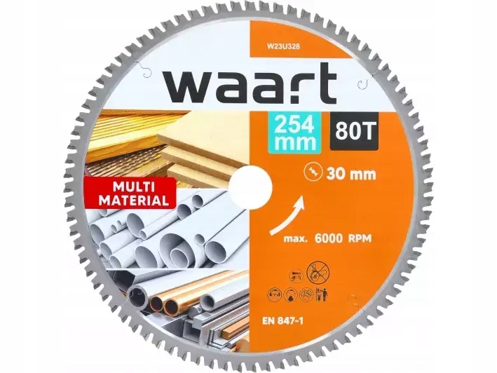 Waart Pilová Pila Widiová 254 x 30 x 80Z Multimaterial