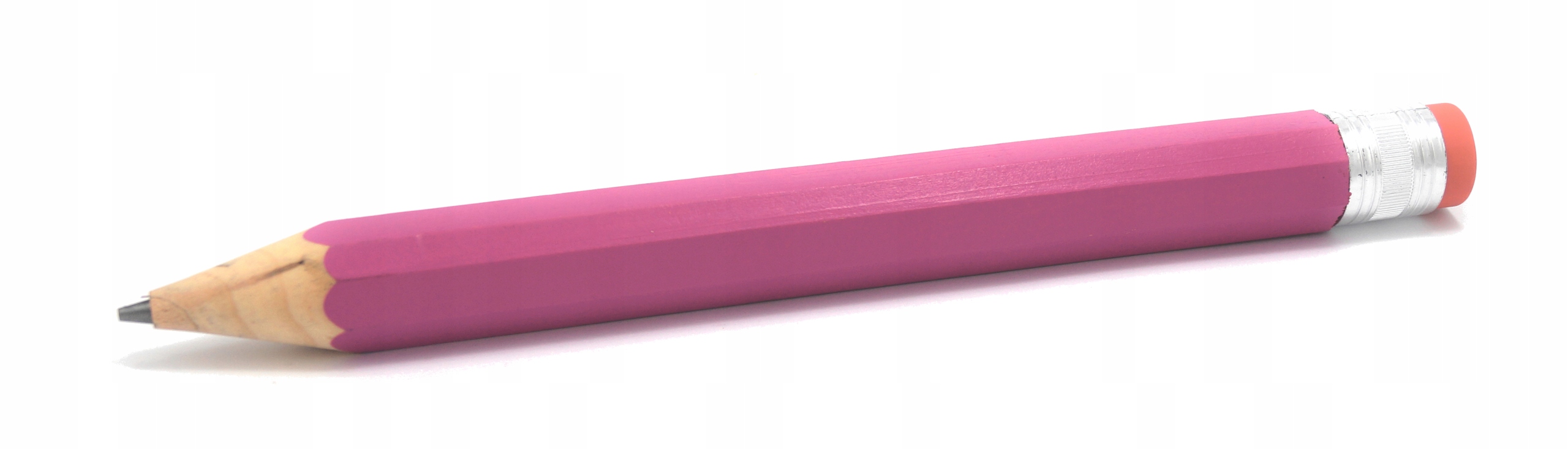 

Ołówek duży ogromny XXL 32cm z gumką Różowy