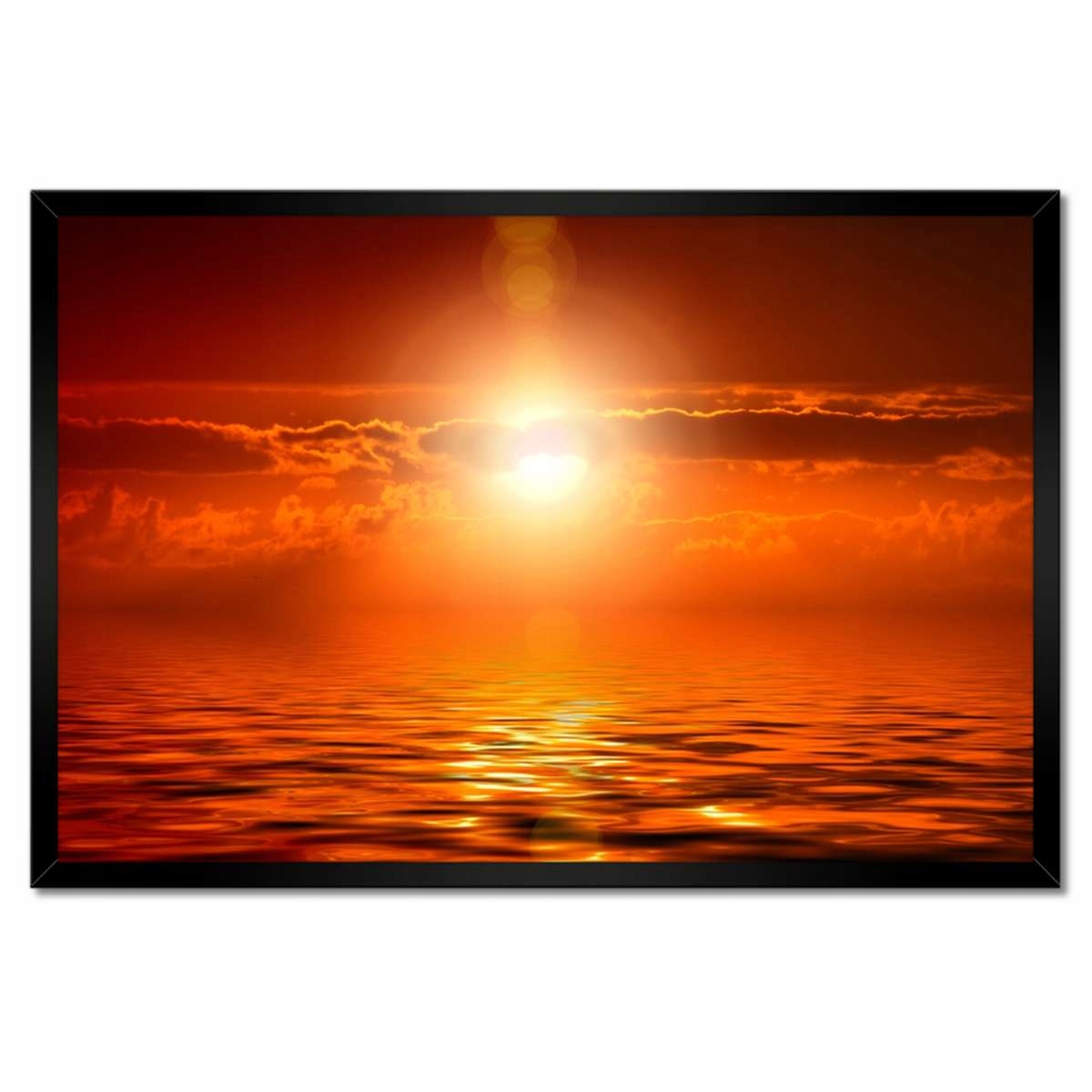Plakáty v rámu 60x40 Východ slunce nad oceánem