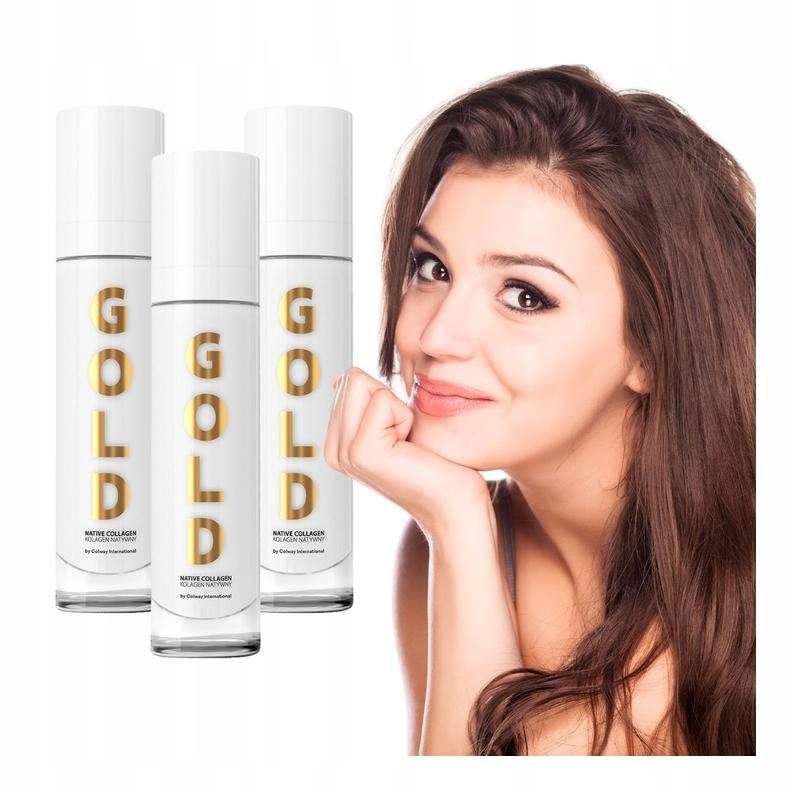 3x Nativní kolagen Gold 50 ml – Colway International – proti stárnutí