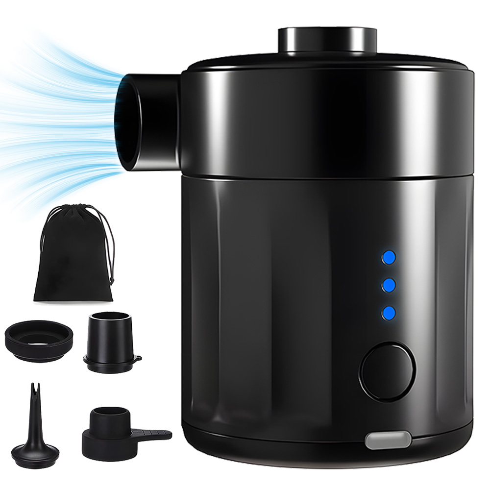 Przenośna Pompka Powietrza 450L Min 4000MAH 4 Dyszami Do Podróży I Kempingu