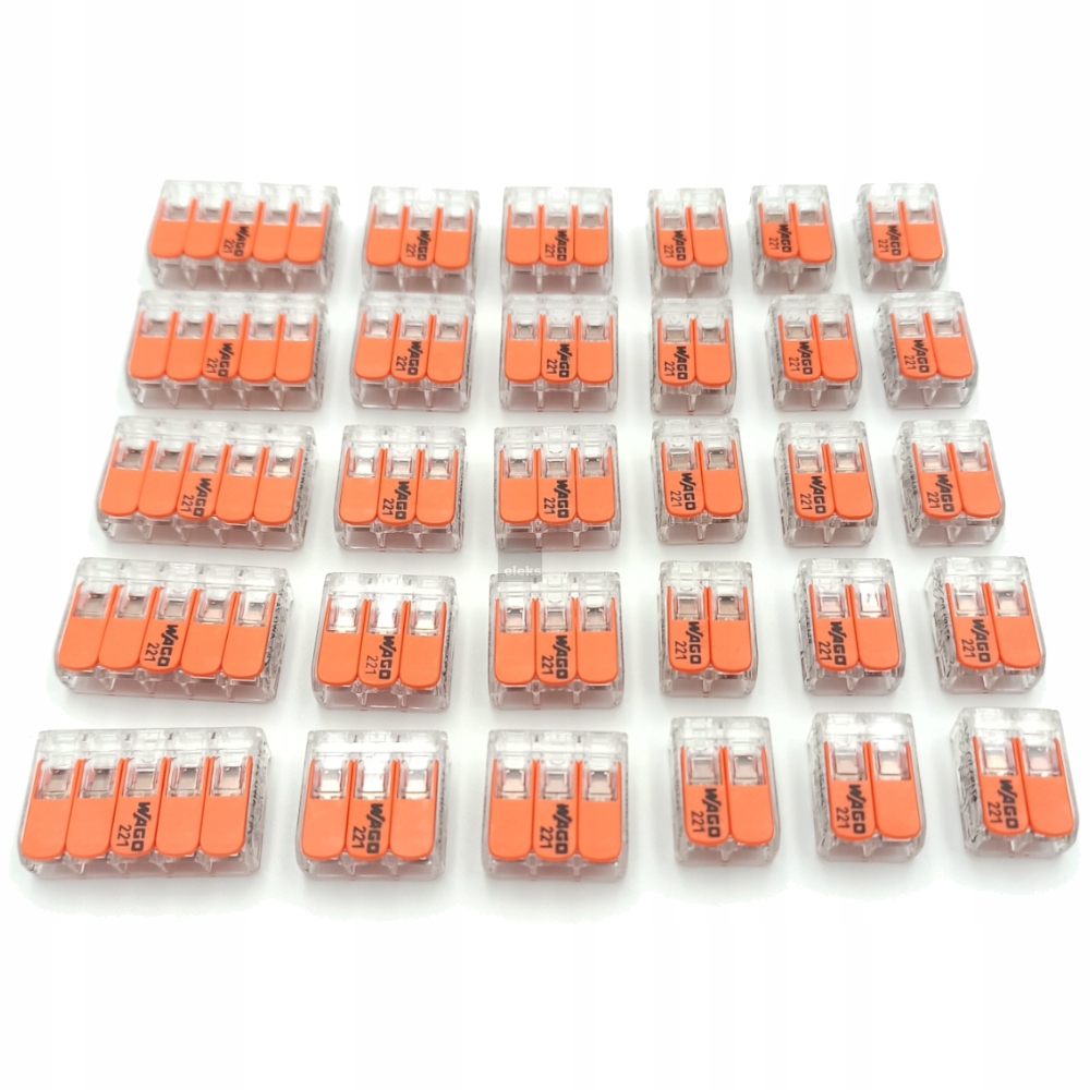 

Zestaw Szybkozłączek Wago 5/10/15 221-412-413-415