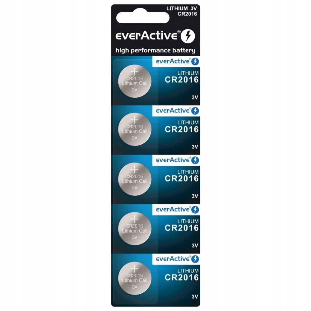 

bateria litowa mini everActive CR2016 5 szt.