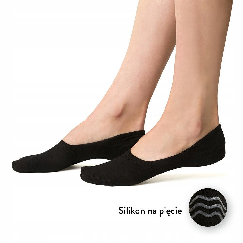 

Steven stopki Bawełniane silikon 058 czarne# 38-40